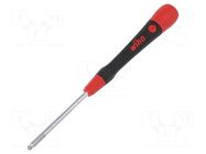 Screwdriver; precision; hex key,spherical; HEX 1/8"; PicoFinish® WIHA