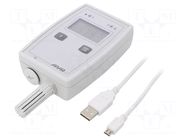 Logger; for wall mounting; IP41 (probe),IP65; 77x168x32mm APAR