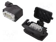 Connector: HDC; male + female; PIN: 10; 16A; 500V; HDC; 10+PE; M25 PHOENIX CONTACT