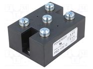 Bridge rectifier: three-phase; Urmax: 1.2kV; If: 160A; Ifsm: 1.35kA POWERSEM