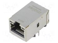 Connector: RJ45; socket; MXMag; PIN: 8; shielded,with LED; 8p8c MOLEX