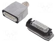 Connector: HDC; male + female; PIN: 16; 16A; 250V; HDC; 16+PE; M25 PHOENIX CONTACT