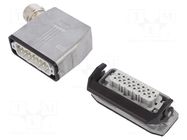 Connector: HDC; male + female; PIN: 16; 16A; 250V; HDC; 16+PE; M25 PHOENIX CONTACT