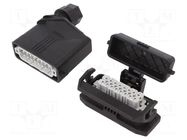 Connector: HDC; male + female; PIN: 16; 20A; 250V; HDC; 16+PE; M25 PHOENIX CONTACT