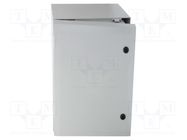 Enclosure: wall mounting; X: 400mm; Y: 500mm; Z: 210mm; ARCA; grey FIBOX