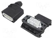Connector: HDC; male + female; PIN: 10; 16A; 250V; HDC; 10+PE; M20 PHOENIX CONTACT
