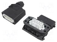 Connector: HDC; male + female; PIN: 10; 16A; 250V; HDC; 10+PE; M20 PHOENIX CONTACT