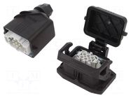 Connector: HDC; male + female; PIN: 6; 16A; 500V; HDC; 6+PE; M20 PHOENIX CONTACT