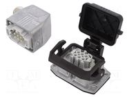 Connector: HDC; male + female; PIN: 6; 16A; 500V; HDC; 6+PE; M20 PHOENIX CONTACT