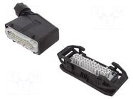 Connector: HDC; male + female; PIN: 24; 16A; 500V; HDC; 24+PE; M32 PHOENIX CONTACT