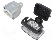 Connector: HDC; male + female; PIN: 6; 16A; 500V; HDC; 6+PE; straight PHOENIX CONTACT