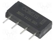 Relay: reed switch; SPST-NO; Ucoil: 5VDC; 500mA; max.200VDC; 10W COMUS