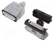Connector: HDC; male + female; PIN: 16; 16A; 250V; HDC; 16+PE; M25 PHOENIX CONTACT