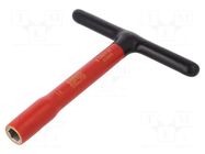 Wrench; insulated,socket spanner; HEX 14mm; tool steel; L: 200mm BAHCO