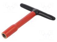 Wrench; insulated,socket spanner; HEX 16mm; tool steel; L: 200mm BAHCO