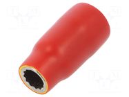 Socket; 12-angles,insulated,socket spanner; 12mm; 1/2"; 1kV BAHCO