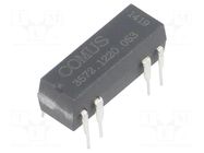 Relay: reed switch; DPST-NO; Ucoil: 5VDC; 500mA; max.150VDC; 10W COMUS