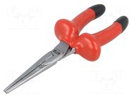 Pliers; insulated,half-rounded nose,universal; 200mm BAHCO