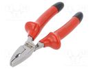 Pliers; insulated,universal; alloy steel; 160mm; 1kVAC BAHCO