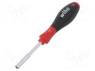 Screwdriver; 6-angles socket; SoftFinish®; Blade length: 65mm WIHA