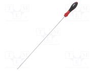 Screwdriver; slot; 3,0x0,5mm; SoftFinish®; Blade length: 300mm WIHA