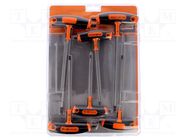 Kit: screwdrivers; Torx®; Kind of handle: T; 6pcs. BAHCO