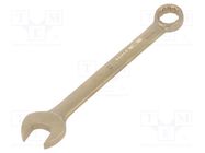 Wrench; combination spanner; 17mm; Overall len: 195mm BAHCO