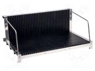 Conductive PCB rack; ESD; 450x280x160mm; polypropylene ANTISTAT