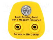 Earthing plug; ESD; 1MΩ ANTISTAT