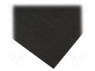 Bench mat; ESD; L: 2.4m; W: 1.1m; Thk: 2mm; black; 0.001÷1MΩ; 130°C ANTISTAT