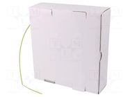 Heat shrink sleeve; glueless; 2: 1; 1.6mm; yellow-green; -55÷125°C CYG/KTG