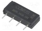 Relay: reed switch; SPST-NO; Ucoil: 12VDC; 500mA; max.200VDC; 10W COMUS