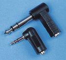 ADAPTER, R/A, STEREO 3.5MM PLUG-RCPT