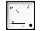 Meter: frequency; on panel; analogue,mounting; 48x48mm; 55÷65Hz CROMPTON - TE CONNECTIVITY