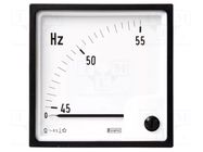 Meter: frequency; on panel; analogue,mounting; 96x96mm; 45÷55Hz CROMPTON / TE CONNECTIVITY