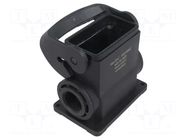 Enclosure for connectors: HDC; size 10B; for panel mounting HARTING