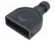 Enclosure for connectors: HDC; size 16A; for cable; Han-Eco® A HARTING