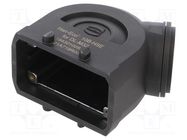 Enclosure: for HDC connectors; Han-Eco® B; size 10B; for cable HARTING