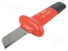 Knife; for electricians; straight; Tool length: 180mm; 1kVAC BAHCO