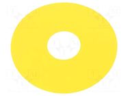 Warning plate; 22mm; 3SU1.5; -25÷70°C; Ømount.hole: 22mm; Ø: 75mm SIEMENS