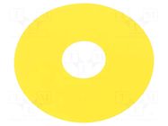 Warning plate; 22mm; 3SU1.5; Ømount.hole: 22mm; Ø: 75mm; SIRIUS ACT SIEMENS