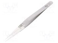 Tweezers; non-magnetic; Blade tip shape: sharp; ESD C.K