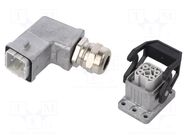 Connector: HDC; male + female; PIN: 5; 10A; 230V; HDC; 4+PE; M20 PHOENIX CONTACT