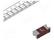 Fuse: fuse; 3.5A; 125VDC; ultra rapid; ceramic; 6.1x2.69x2.69mm LITTELFUSE
