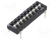 Switch: DIP-SWITCH; Poles number: 9; OFF-ON; 0.025A/24VDC; Pos: 2 ECE