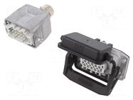 Connector: HDC; male + female; PIN: 10; 16A; 500V; HDC; 10+PE; M25 PHOENIX CONTACT