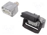 Connector: HDC; male + female; PIN: 10; 16A; 500V; HDC; 10+PE; M25 PHOENIX CONTACT