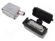 Connector: HDC; male + female; PIN: 16; 16A; 500V; HDC; 16+PE; M25 PHOENIX CONTACT