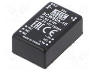 Converter: DC/DC; 20W; Uin: 9÷18V; Uout: 15VDC; Iout: 1333mA; DIP24 MEAN WELL