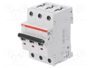 Circuit breaker; 400VAC; Inom: 13A; Poles: 3; Charact: B; 6kA; IP20 ABB